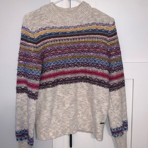 Abercrombie and Fitch multi colored sweater